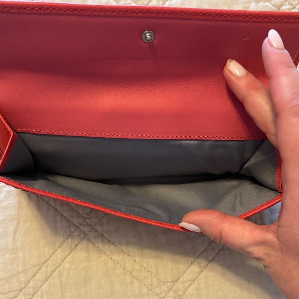 COACH. Pink Leather Women's Wallet - Picture 7 of 7